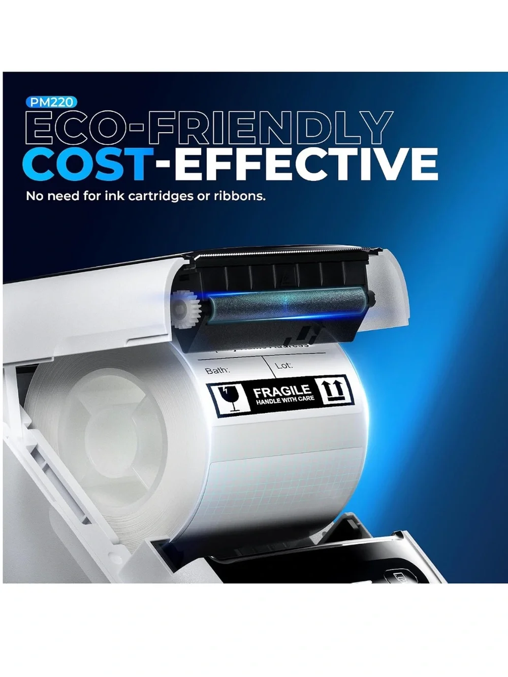 NELKO Label Maker machine with tape Bluetooth label printer